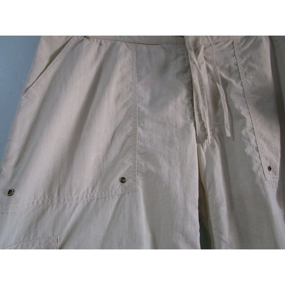 RailRiders Water Capris Ladies Medium Sandflower UPF 30+ NWT Performance Wear - Picture 7 of 16